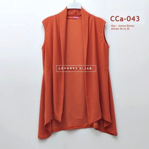 CCa-043 Cardigan Tanpa Lengan